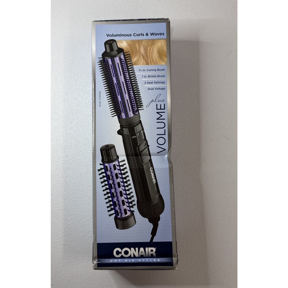 Conair 2 in 1 Hot Air Brush Curling Iron Combo Hair Dryer 1"- 1½" - Picture 5 of 9